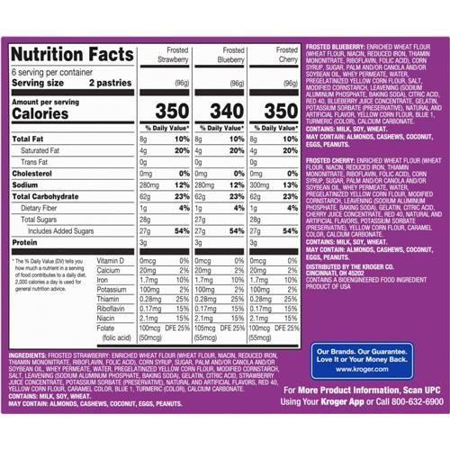 Kroger Friandises grillées givrées assortiment de fruits 12 pièces / 20,4 oz