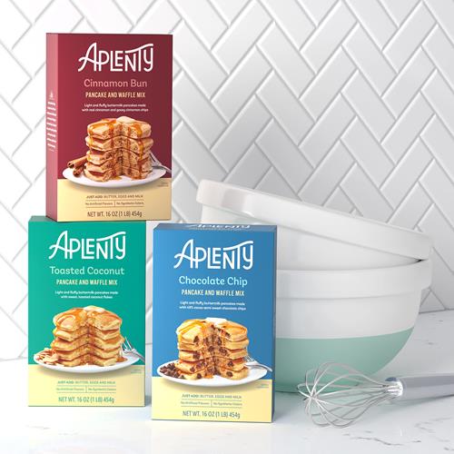 Aplenty Cinnamon Bun Pancake And Waffle Mix, 16 Oz