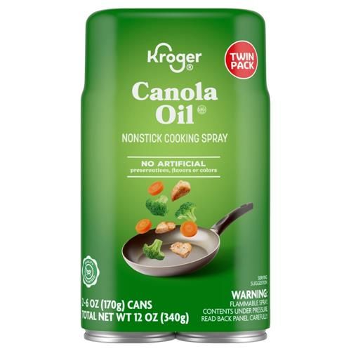 Vaporisateur d'huile de canola Kroger 2 unités / 170 g