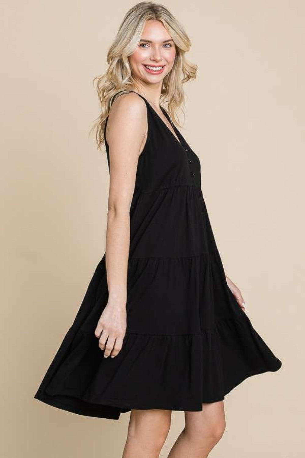 Robe Débardeur à Dos Nageur Étages pour Femme – Robe Débardeur Chic à Dos Nageur, Robe Débardeur Élégante à Étages, Robe à Dos Nageur Flatteuse, Robe à Étages Féminine, Robe Débardeur Confortable, Robe à Dos Nageur Fluide, Robe Débardeur Polyvalente
