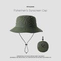 Chapeau de soleil en nylon à large bord anti-UV – Chapeau d'extérieur respirant pour femme et homme