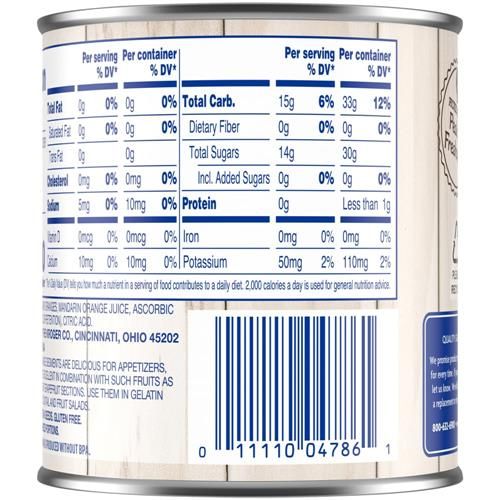 Kroger mandarines en conserve au jus 298 g