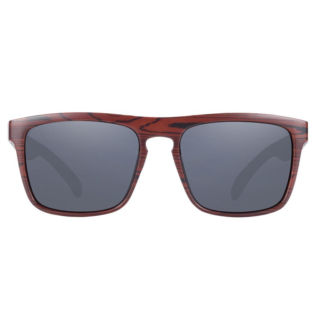 Lunettes de soleil de luxe polarisées imitation bois pour hommes et femmes Style rétro Lunettes de soleil de mode Oculos de sol