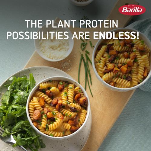 Pâtes Rotini aux pois chiches Barilla, 249 g - Végétalien, sans gluten, sans OGM et casher - Faites avec des protéines végétales