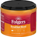 Café moulu Folgers Breakfast Blend, saveur douce et délicate, boîte de 640 g