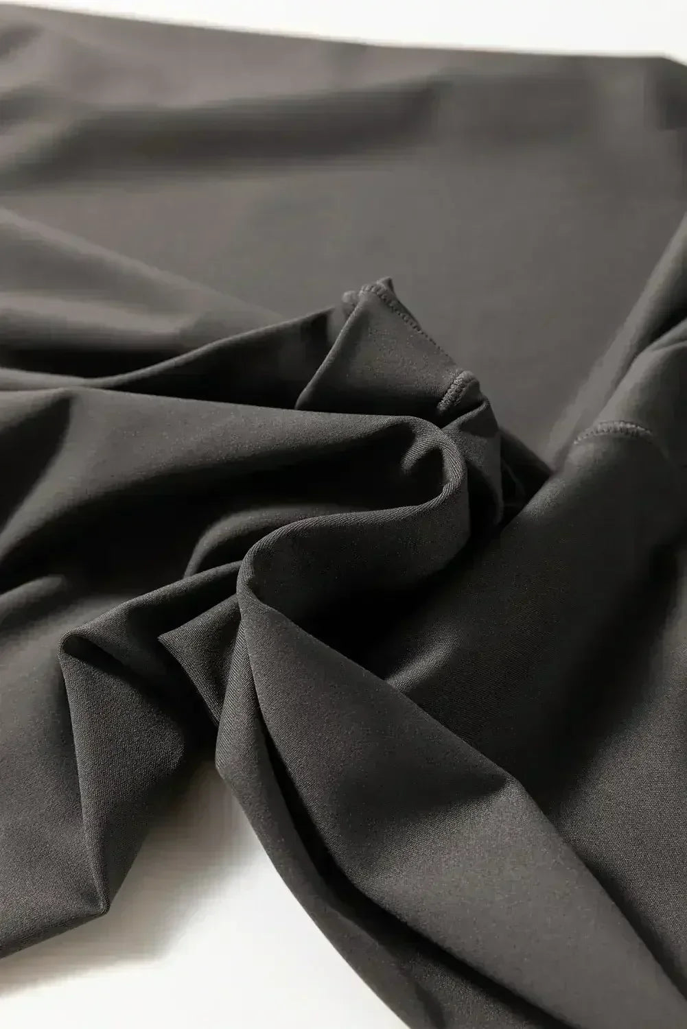 Legging évasé taille haute gris foncé en V