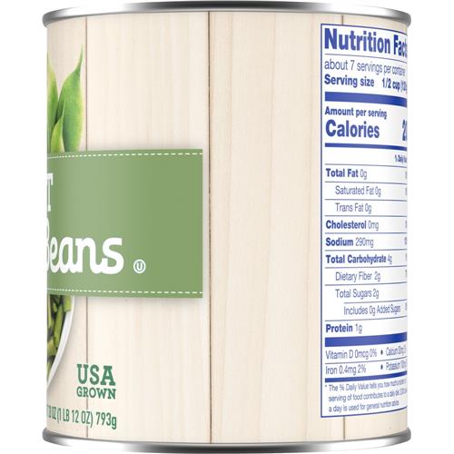 Haricots verts coupés en conserve Kroger 794 g
