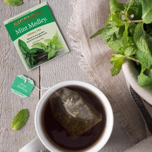 Bigelow, Mint Medley Tea (Caffeine Free), 20 Count