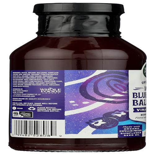 Vinaigrette balsamique biologique aux bleuets Whole Foods Market, 355 ml