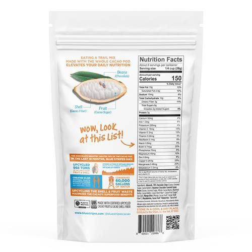 Mélange montagnard mangue et noix de macadamia Blue Stripes, 227 g
