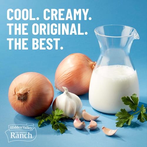 Hidden Valley Original Ranch Dipping Cups, Topping And Dressing To Go Cups, 1.5 Ounces Each, 8 Count (Package May Vary)