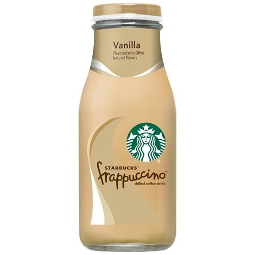 Starbucks Frappuccino, Boisson au café glacé vanille, Bouteilles de 280 ml (Lot de 4)