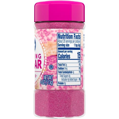 Sucre coloré rose Kroger 4 oz