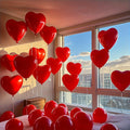 Lot de 30 ballons cœurs rouges – Décoration de fête et d'intérieur