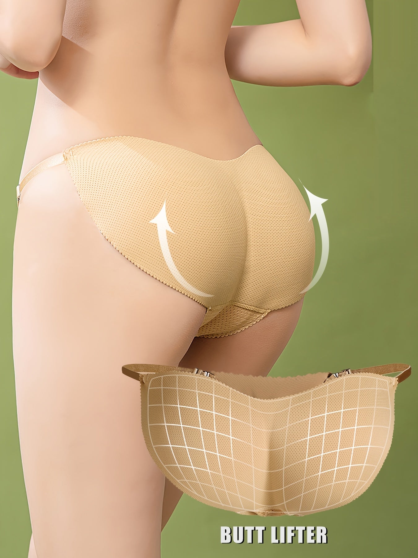 Culotte Invisible Push-up Effet Faux Fesses pour Femme – Lingerie Féminine Ultra-Fine, Respirante et Sans Couture pour un Rehaussement Naturel et un Confort Optimal Toute la Journée