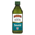 Huile d'olive Pompei « Made Easy » pour sauter, cuisson à la poêle, parfaite pour faire revenir des aliments tels que les légumes et les sautés, certifiée par l'American Heart Association, non-allergène, sans OGM, 473 ml (lot de 1) -