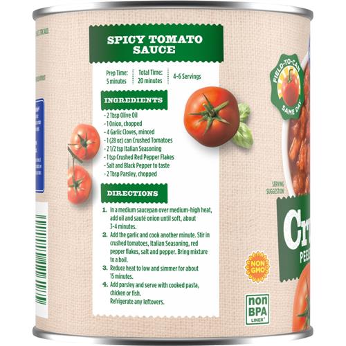 Tomates pelées concassées Kroger 28 oz
