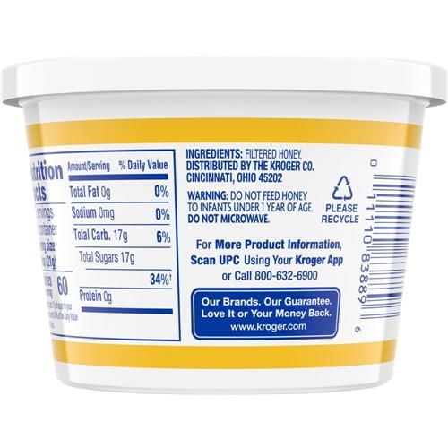 Miel fouetté de trèfle Kroger 12 oz