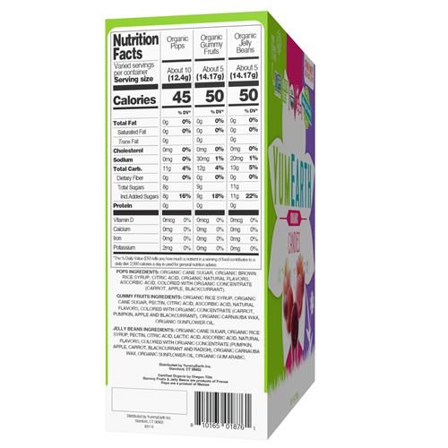 Yumearth Boîte Assortiment de Bonbons Bio de Pâques, 266g - Fruits Gommeux Bio, Haricots Gelifiés & Sucettes - Saveurs de Fruits Printaniers - Sans Allergènes, Sans Gluten, Sans OGM, Végétalien, Sans Arômes ni Colorants Artificiels