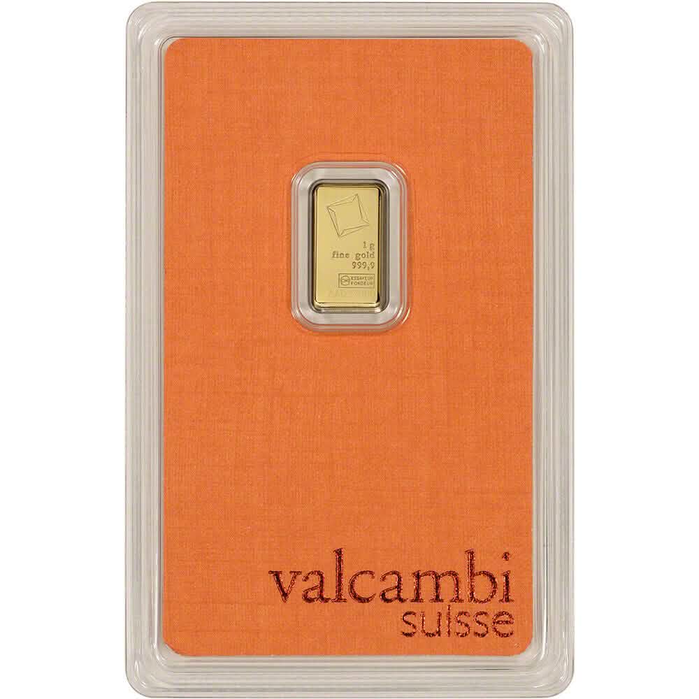 Lingotin Or 1g - Valcambi Suisse - Pureté 999.9 sous Scellé Certifié