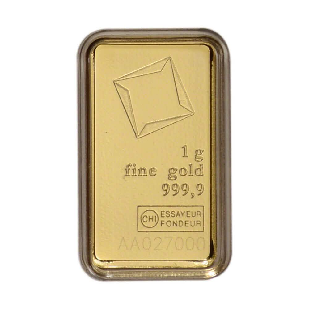 Lingotin Or 1g - Valcambi Suisse - Pureté 999.9 sous Scellé Certifié
