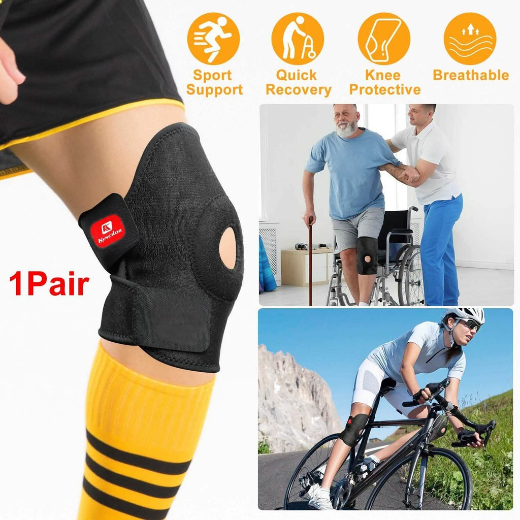 1-paire : Genouillère de compression réglable
