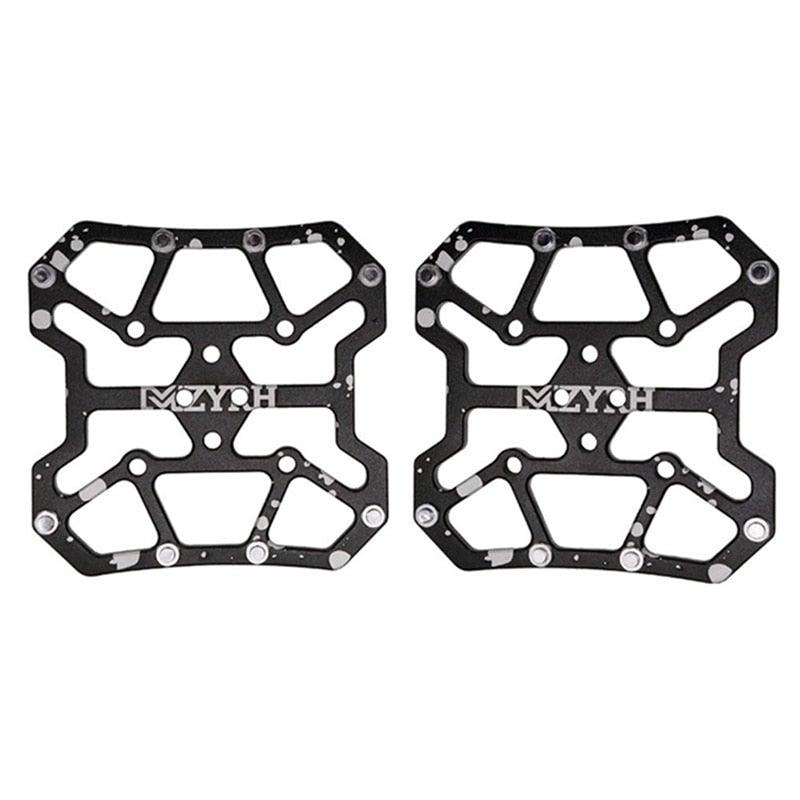 1 paire d'adaptateurs de plate-forme en alliage d'aluminium pour pédales automatiques de vélo de route VTT, adaptateurs de plate-forme universels en alliage pour pédales automatiques à cales