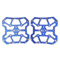 1 paire d'adaptateurs de plate-forme en alliage d'aluminium pour pédales automatiques de vélo de route VTT, adaptateurs de plate-forme universels en alliage pour pédales automatiques à cales
