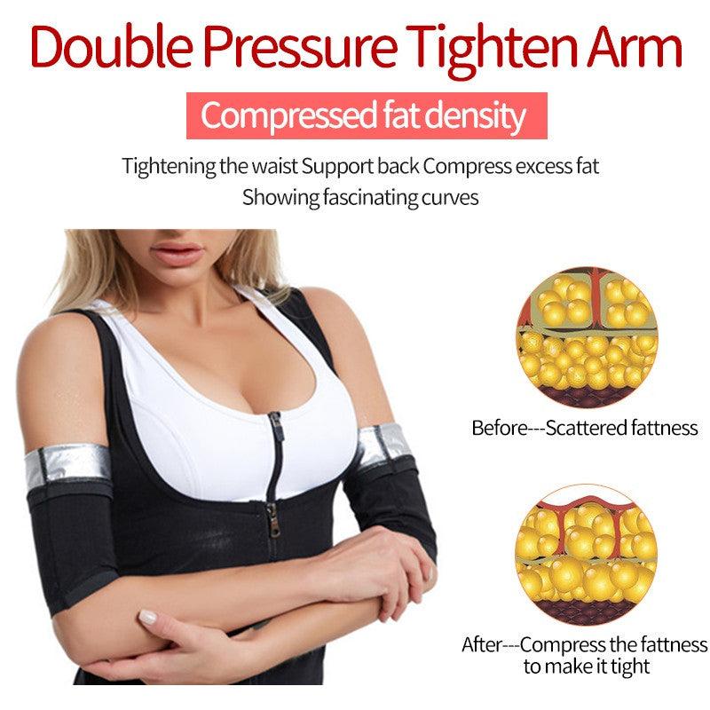 1 Paire de Manchettes de Bras Compression Élastique Femme Manches Amincissantes Anti-Cellulite Manchettes de Compression Rafraîchissantes pour Hommes et Femmes Protecteur de Bras pour Basketball Sport Kit de Bras