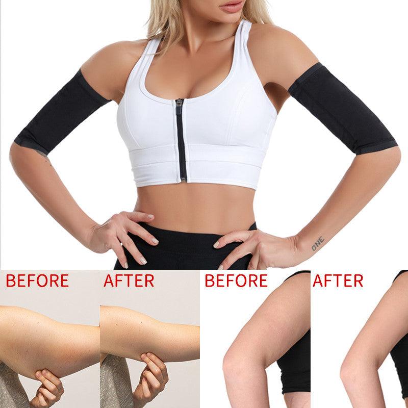 1 Paire de Manchettes de Bras Compression Élastique Femme Manches Amincissantes Anti-Cellulite Manchettes de Compression Rafraîchissantes pour Hommes et Femmes Protecteur de Bras pour Basketball Sport Kit de Bras