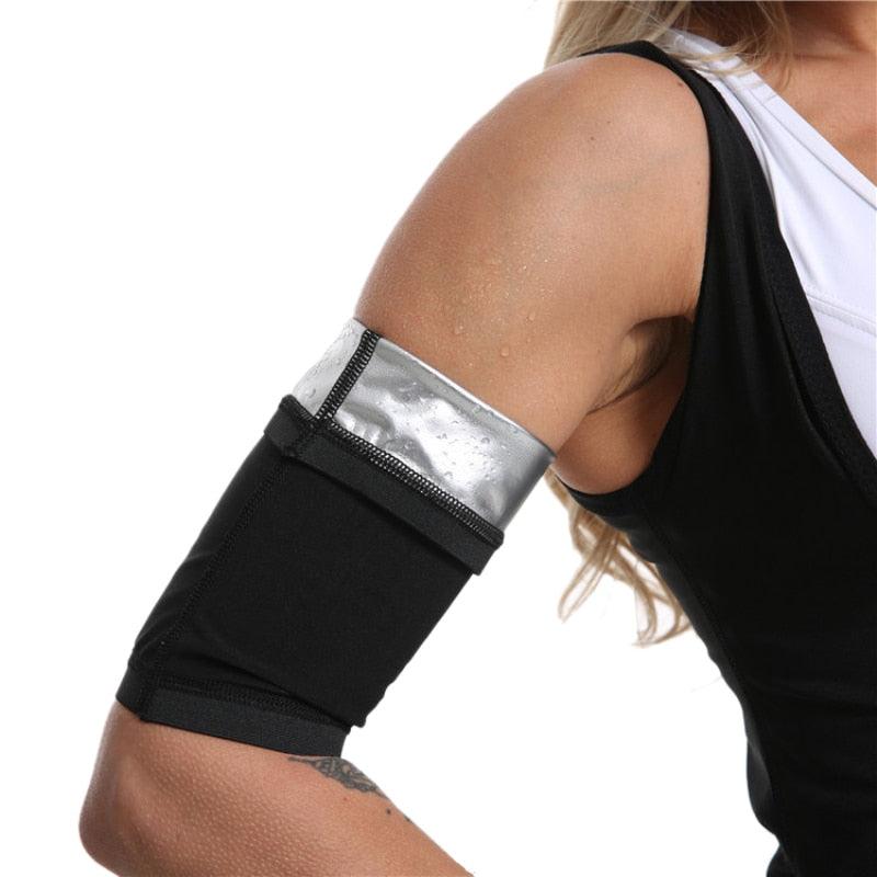 1 Paire de Manchettes de Bras Compression Élastique Femme Manches Amincissantes Anti-Cellulite Manchettes de Compression Rafraîchissantes pour Hommes et Femmes Protecteur de Bras pour Basketball Sport Kit de Bras