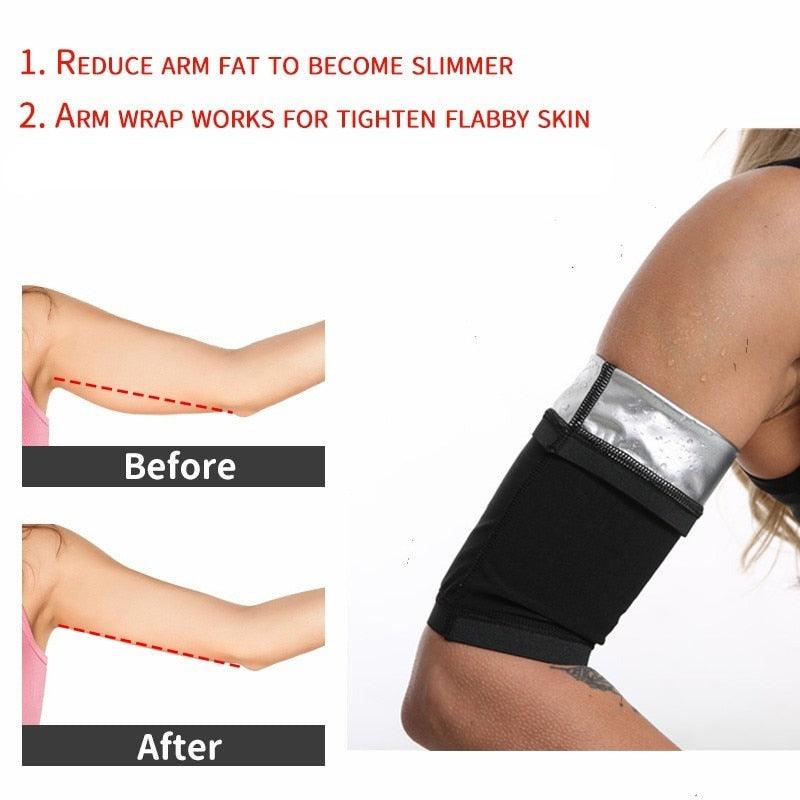 1 Paire de Manchettes de Bras Compression Élastique Femme Manches Amincissantes Anti-Cellulite Manchettes de Compression Rafraîchissantes pour Hommes et Femmes Protecteur de Bras pour Basketball Sport Kit de Bras