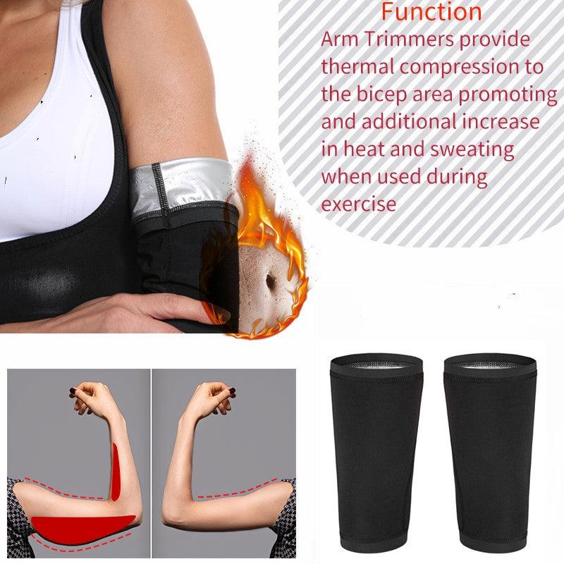 1 Paire de Manchettes de Bras Compression Élastique Femme Manches Amincissantes Anti-Cellulite Manchettes de Compression Rafraîchissantes pour Hommes et Femmes Protecteur de Bras pour Basketball Sport Kit de Bras