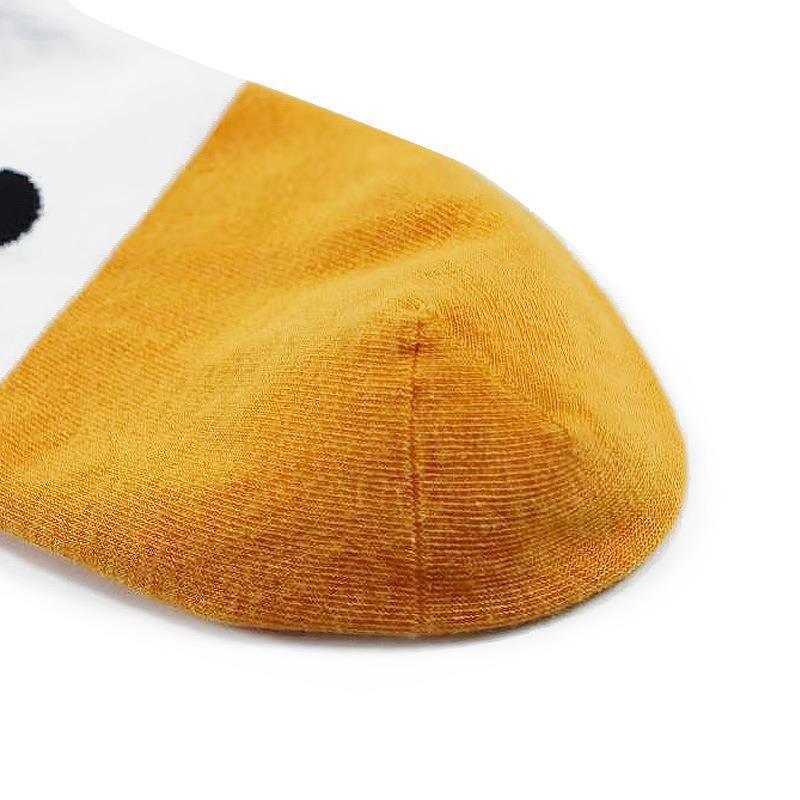 1 paire de chaussettes en coton amusantes tête d'oie à la mode, chaussettes créatives 3D pour animaux joyeux, chaussettes décontractées unisexe pour Halloween, chaussettes amusantes pour hommes et femmes