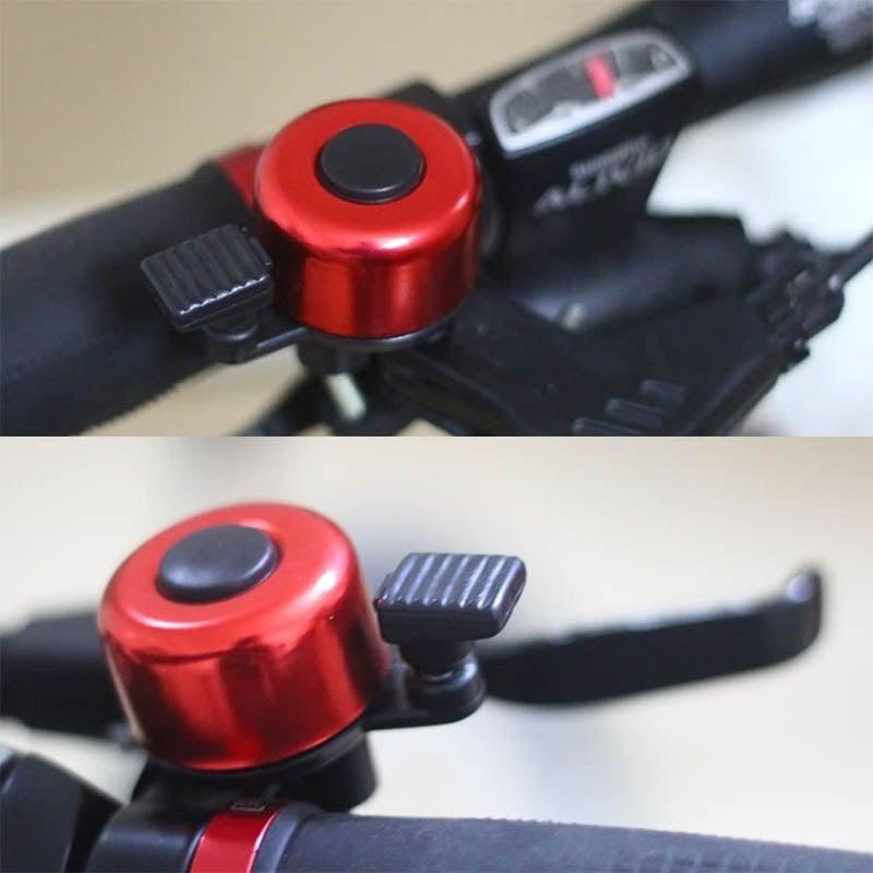 1 klaxon de vélo de sport, de VTT, de route, en métal, avertisseur de sécurité, alarme, accessoires de cyclisme de protection, cloche de vélo classique pour adultes, hommes, femmes, enfants, filles, garçons, vélos, accessoires de VTT