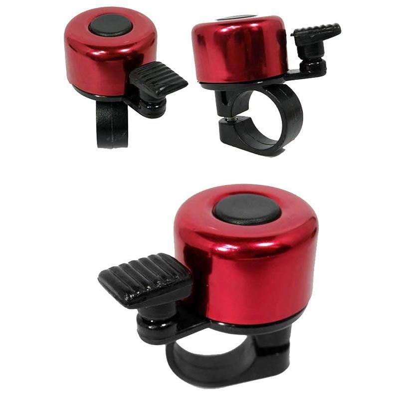 1 klaxon de vélo de sport, de VTT, de route, en métal, avertisseur de sécurité, alarme, accessoires de cyclisme de protection, cloche de vélo classique pour adultes, hommes, femmes, enfants, filles, garçons, vélos, accessoires de VTT