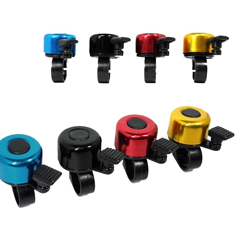1 klaxon de vélo de sport, de VTT, de route, en métal, avertisseur de sécurité, alarme, accessoires de cyclisme de protection, cloche de vélo classique pour adultes, hommes, femmes, enfants, filles, garçons, vélos, accessoires de VTT