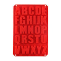 1 Pcs Silicone Grand Alphabet Glaçons Chocolat Lettre Moule Pochoir Gâteau Gelée Cupcake Moule de Cuisson Plateau à Glaçons Moule à Biscuits 26 Grandes Lettres Moule en Silicone Moule Alphabet Moule Chocolat Moule à Biscuits Bac à Glaçons