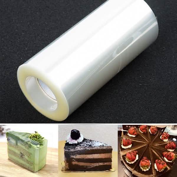 1-Rouleau : Film décoratif transparent pour gâteau
