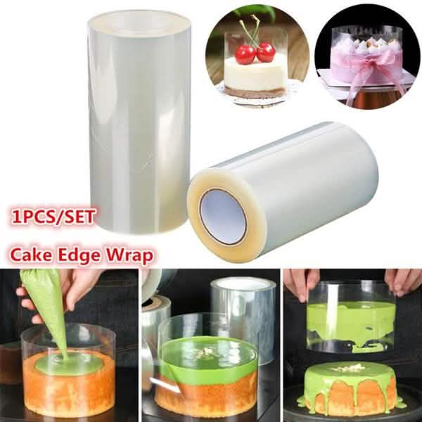 1-Rouleau : Film décoratif transparent pour gâteau