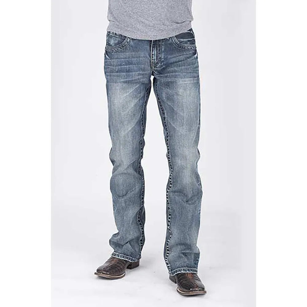 Jean Tin Haul Guy (délavage moyen) - Jean bootcut homme