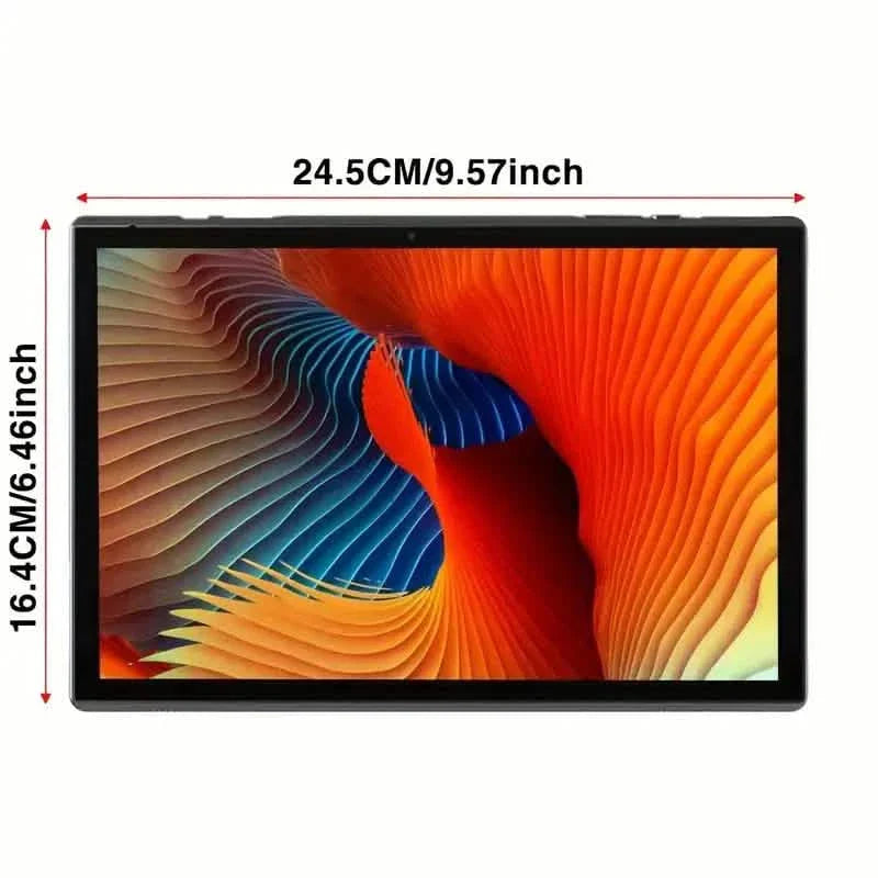 Tablette Android 12 de 10 pouces avec 32 Go + 4 Go de RAM et caméras avant et arrière