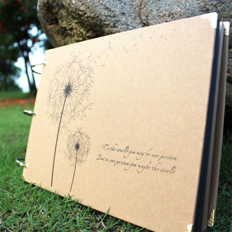 Album DIY 10 Pouces, Série Pissenlit, Albums Photo Faits Main pour Amoureux, Bébé, Mariage, Autocollants, Scrapbooking, Albums de Famille, Cadeau d'Anniversaire pour Couple