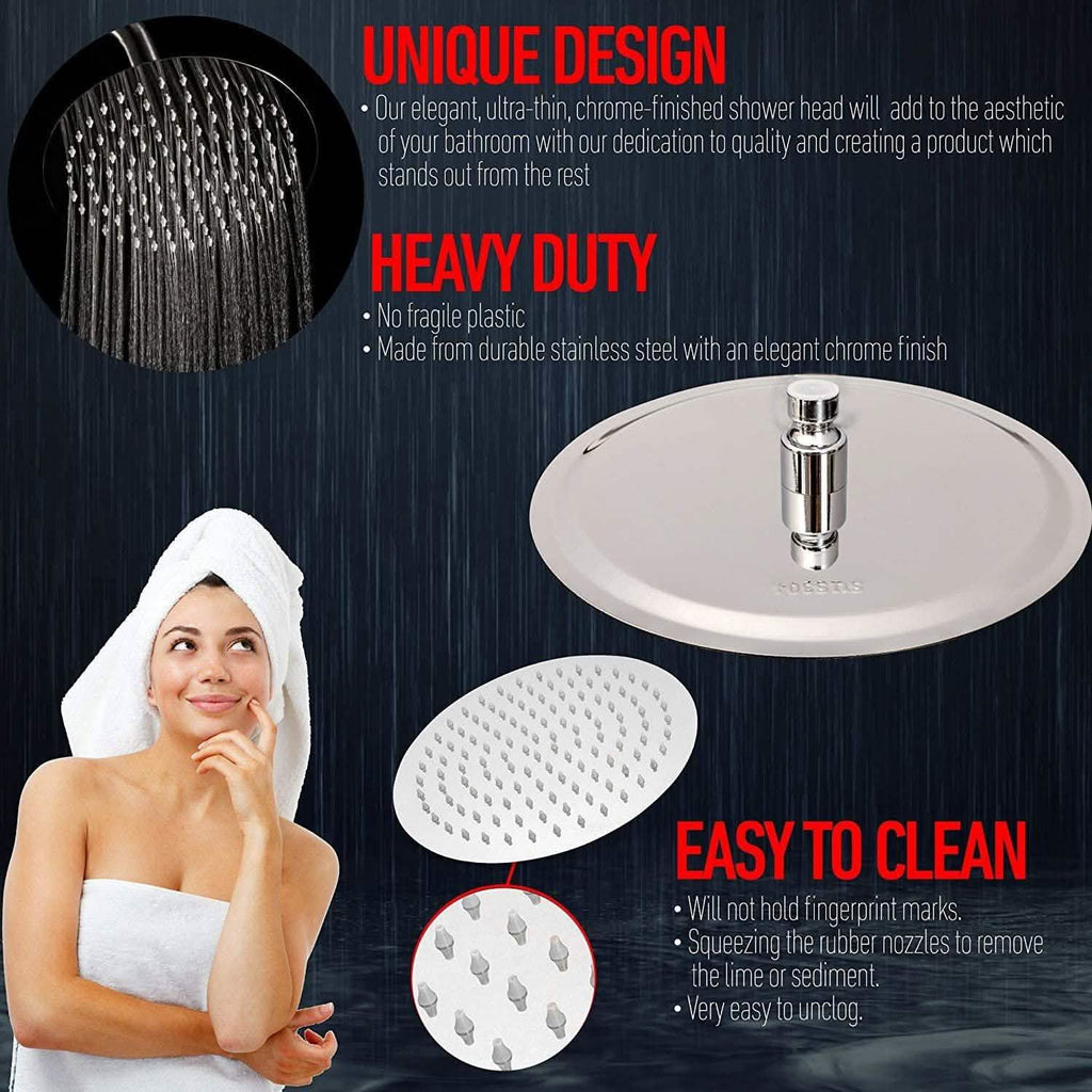 Pommeau de douche pluie 10 pouces