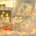 Guirlande lumineuse 10 étoiles craquelées