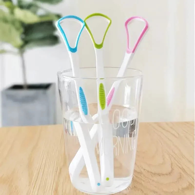 Lot de 10 : gratte-langue 100 % sans BPA