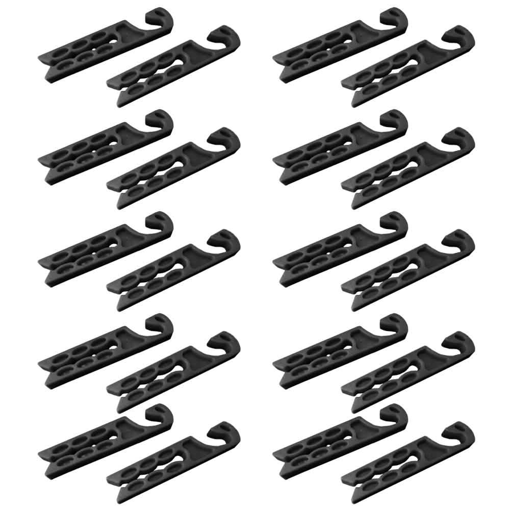 Paquet de 10 : cintre de crochet pour grille d'aération de voiture
