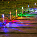 Lot de 10 : Lumière solaire de paysage extérieur pour pelouse