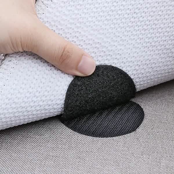 10 paires : Ruban adhésif anti-relevage pour tapis, agrippe-tapis Velcro