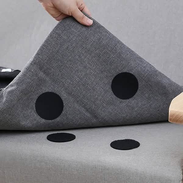 10 paires : Ruban adhésif anti-relevage pour tapis, agrippe-tapis Velcro